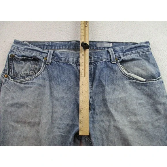 Vintage Levis SilverTab Jeans Mens‎ 38x29 Blue Bootcut Distressed Denim 90s Y2K